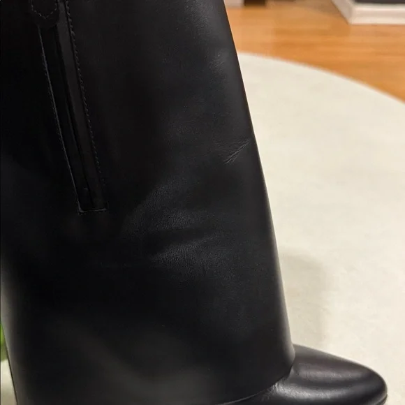 Givenchy Black Ankle Boots with Silver Accent - Picture 6 of 8